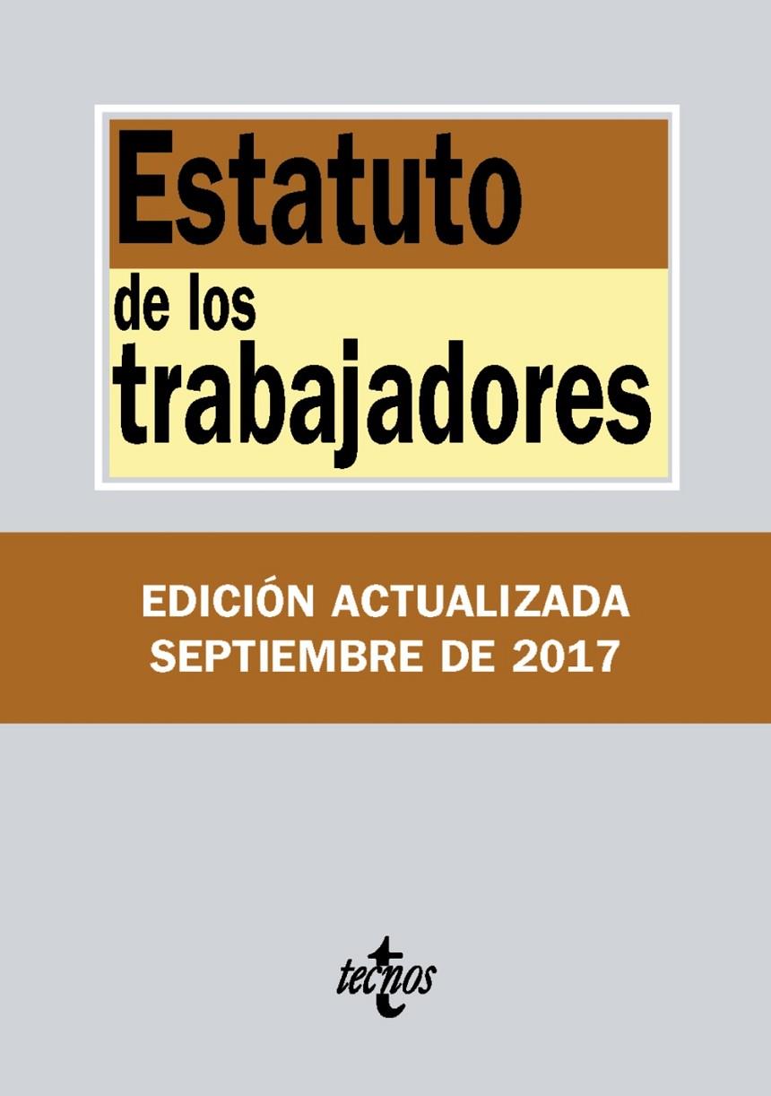 ESTATUTO DE LOS TRABAJADORES | 9788430971855 | EDITORIAL TECNOS | Llibreria Online de Banyoles | Comprar llibres en català i castellà online