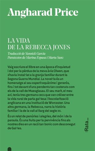LA VIDA DE LA REBECCA JONES | 9788416738434 | PRICE, ANGHARAD | Llibreria Online de Banyoles | Comprar llibres en català i castellà online