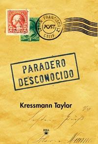 PARADERO DESCONOCIDO | 9788492966257 | TAYLOR, KRESSMANN | Llibreria Online de Banyoles | Comprar llibres en català i castellà online