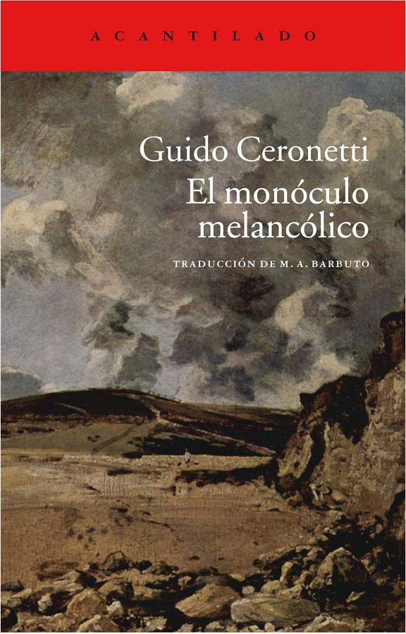 MONÓCULO MELANCÓLICO, EL | 9788415689850 | CERONETTI, GUIDO | Llibreria Online de Banyoles | Comprar llibres en català i castellà online