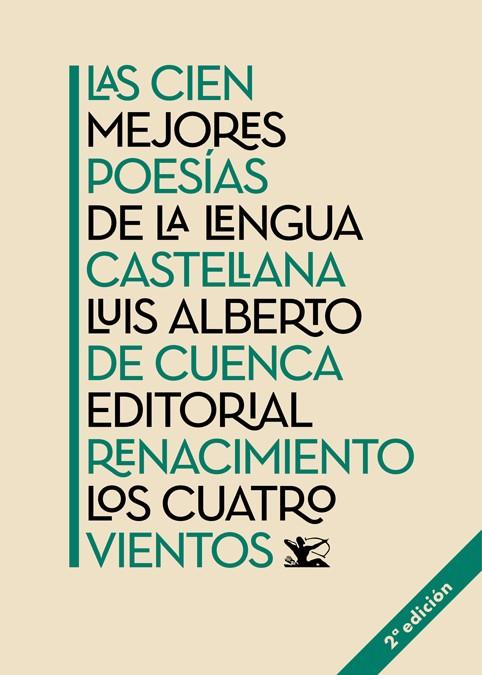 CIEN MEJORES POESÍAS DE LA LENGUA CASTELLANA, LAS | 9788417950637 | CUENCA, LUIS ALBERTO DE (ED) | Llibreria L'Altell - Llibreria Online de Banyoles | Comprar llibres en català i castellà online - Llibreria de Girona