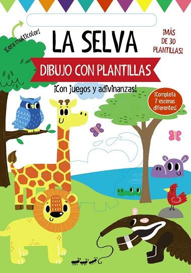 DIBUJO CON PLANTILLAS. LA SELVA | 9788469627044 | GOLDING, ELIZABETH | Llibreria Online de Banyoles | Comprar llibres en català i castellà online