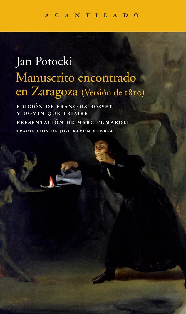 MANUSCRITO ENCONTRADO EN ZARAGOZA(VERSIÓN 1810) | 9788492649266 | POTOCKI,JAN | Llibreria Online de Banyoles | Comprar llibres en català i castellà online