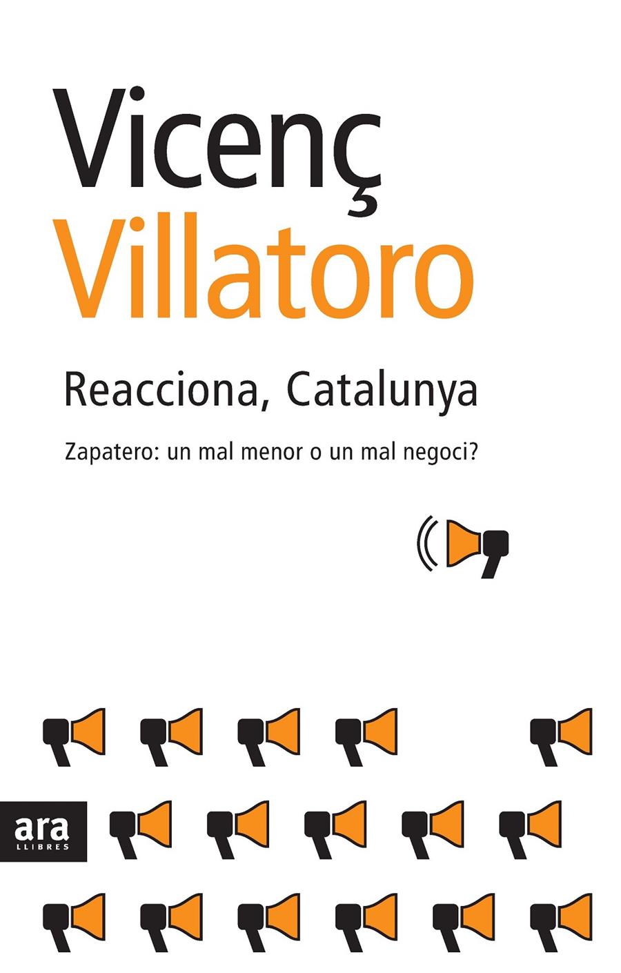 REACCIONA, CATALUNYA | 9788492406364 | VILLATORO, VICENÇ | Llibreria Online de Banyoles | Comprar llibres en català i castellà online