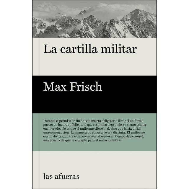 CARTILLA MILITAR,LA | 9788494983726 | MAX FRISCH | Llibreria Online de Banyoles | Comprar llibres en català i castellà online