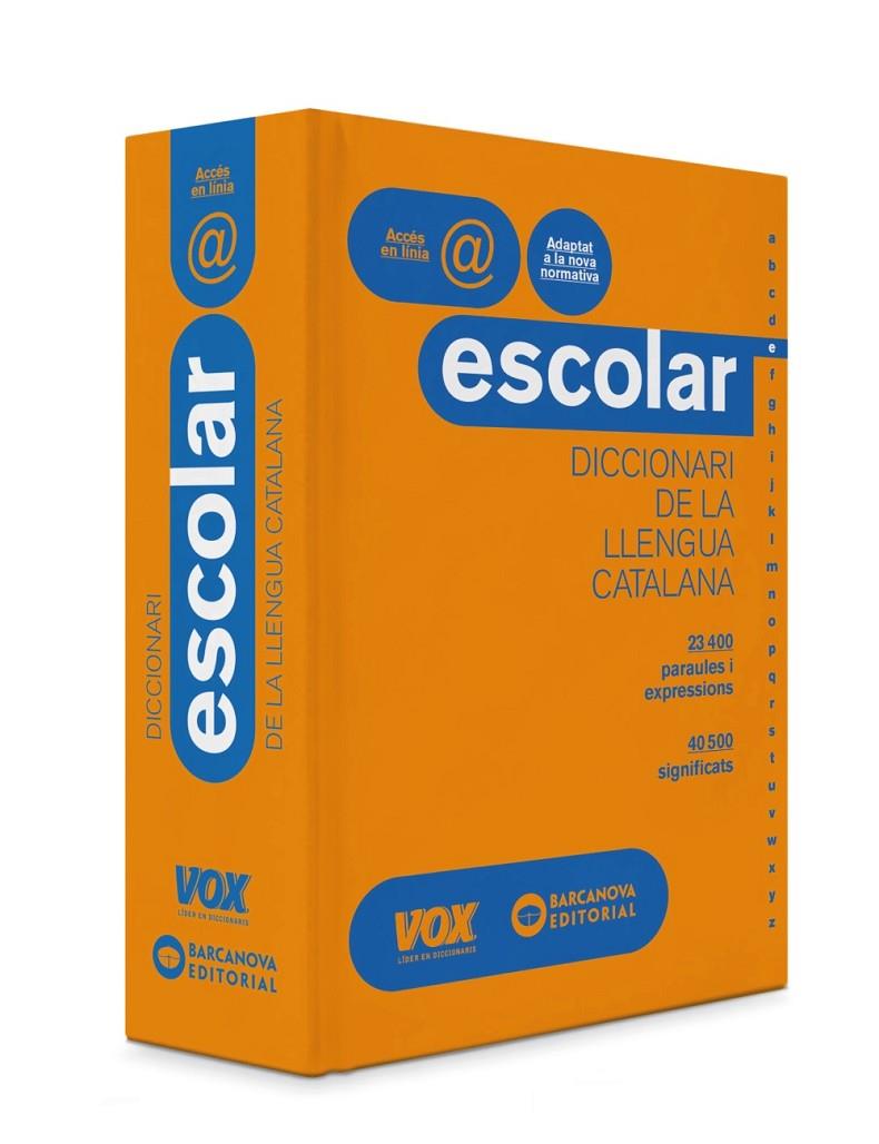 DICCIONARI ESCOLAR DE LA LLENGUA CATALANA VOX-BARCANOVA | 9788499742830 | VOX EDITORIAL | Llibreria Online de Banyoles | Comprar llibres en català i castellà online
