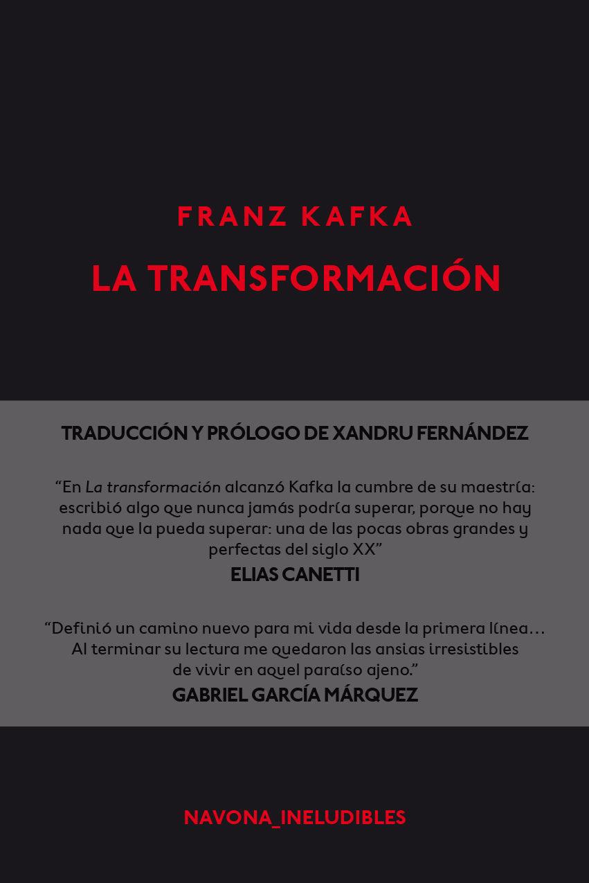 LA TRANSFORMACIÓN | 9788417181048 | KAFKA, FRANZ | Llibreria Online de Banyoles | Comprar llibres en català i castellà online