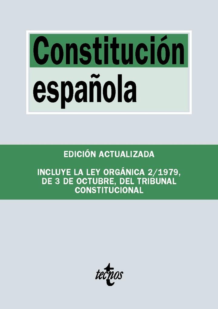 CONSTITUCIÓN ESPAÑOLA | 9788430977178 | EDITORIAL TECNOS | Llibreria Online de Banyoles | Comprar llibres en català i castellà online