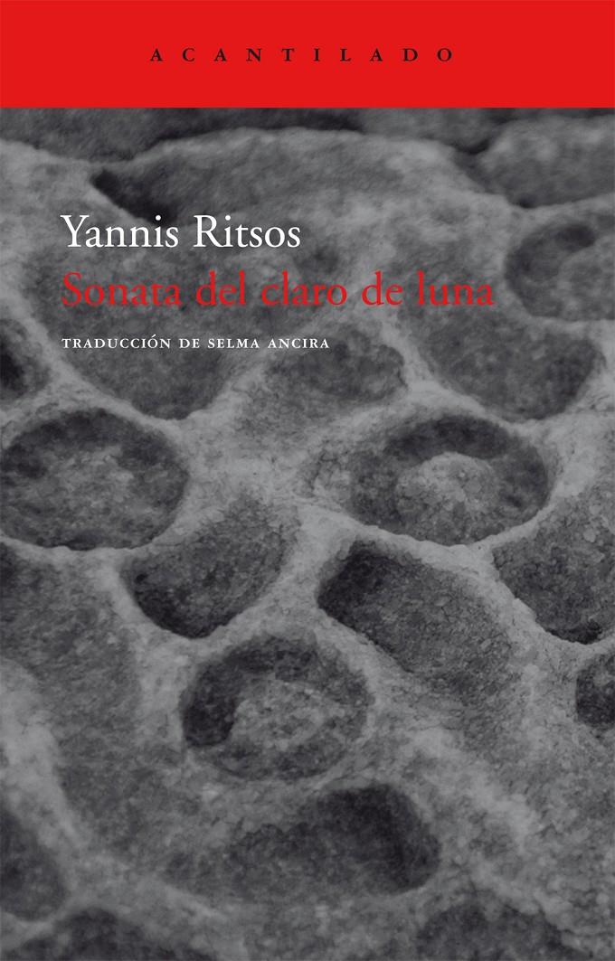 SONATA DEL CLARO DE LUNA | 9788496834286 | RITSOS, YANNIS | Llibreria Online de Banyoles | Comprar llibres en català i castellà online