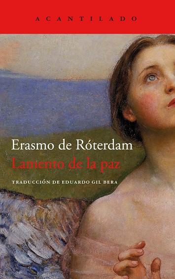 LAMENTO DE LA PAZ | 9788417902063 | DE RÓTERDAM, ERASMO | Llibreria Online de Banyoles | Comprar llibres en català i castellà online