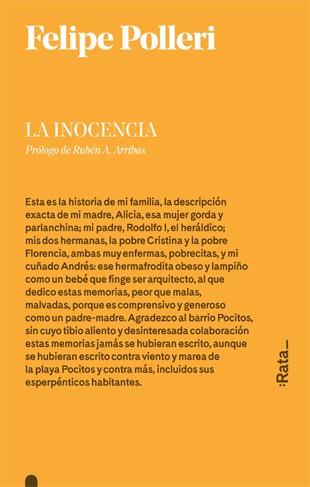 LA INOCENCIA | 9788416738236 | FELIPE POLLERI | Llibreria Online de Banyoles | Comprar llibres en català i castellà online