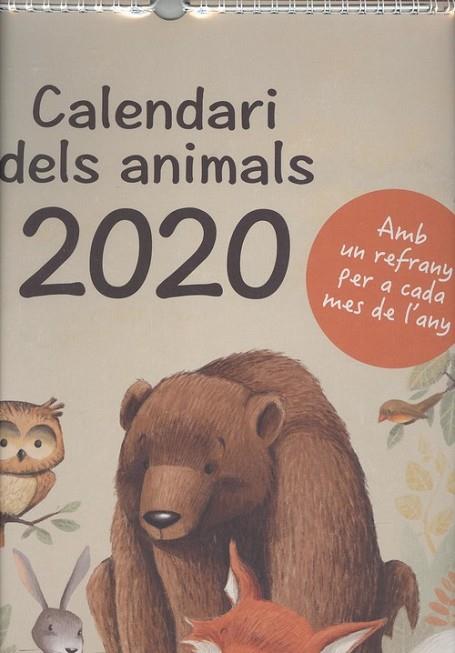 CALENDARI DELS ANIMALS 2020 | 8414643697244 | AAVV | Llibreria Online de Banyoles | Comprar llibres en català i castellà online