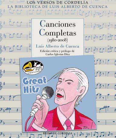 CANCIONES COMPLETAS (1980-2008) | 9788416968848 | DE CUENCA Y PRADO, LUIS ALBERTO | Llibreria Online de Banyoles | Comprar llibres en català i castellà online