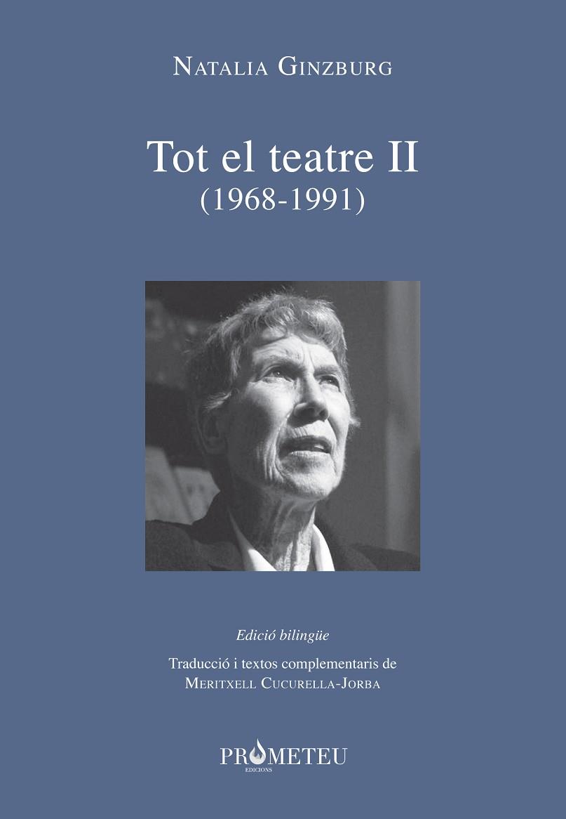 TOT EL TEATRE II | 9788417756543 | GINZBURG, NATALIA | Llibreria Online de Banyoles | Comprar llibres en català i castellà online