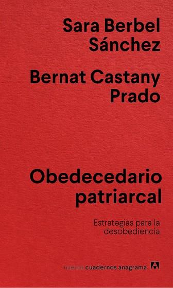 OBEDECEDARIO PATRIARCAL | 9788433922854 | BERBEL SÁNCHEZ, SARA/CASTANY PRADO, BERNAT | Llibreria Online de Banyoles | Comprar llibres en català i castellà online