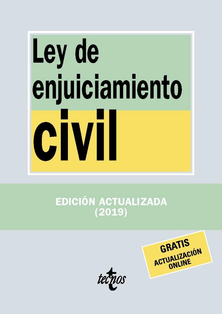 LEY DE ENJUICIAMIENTO CIVIL | 9788430977185 | EDITORIAL TECNOS | Llibreria Online de Banyoles | Comprar llibres en català i castellà online