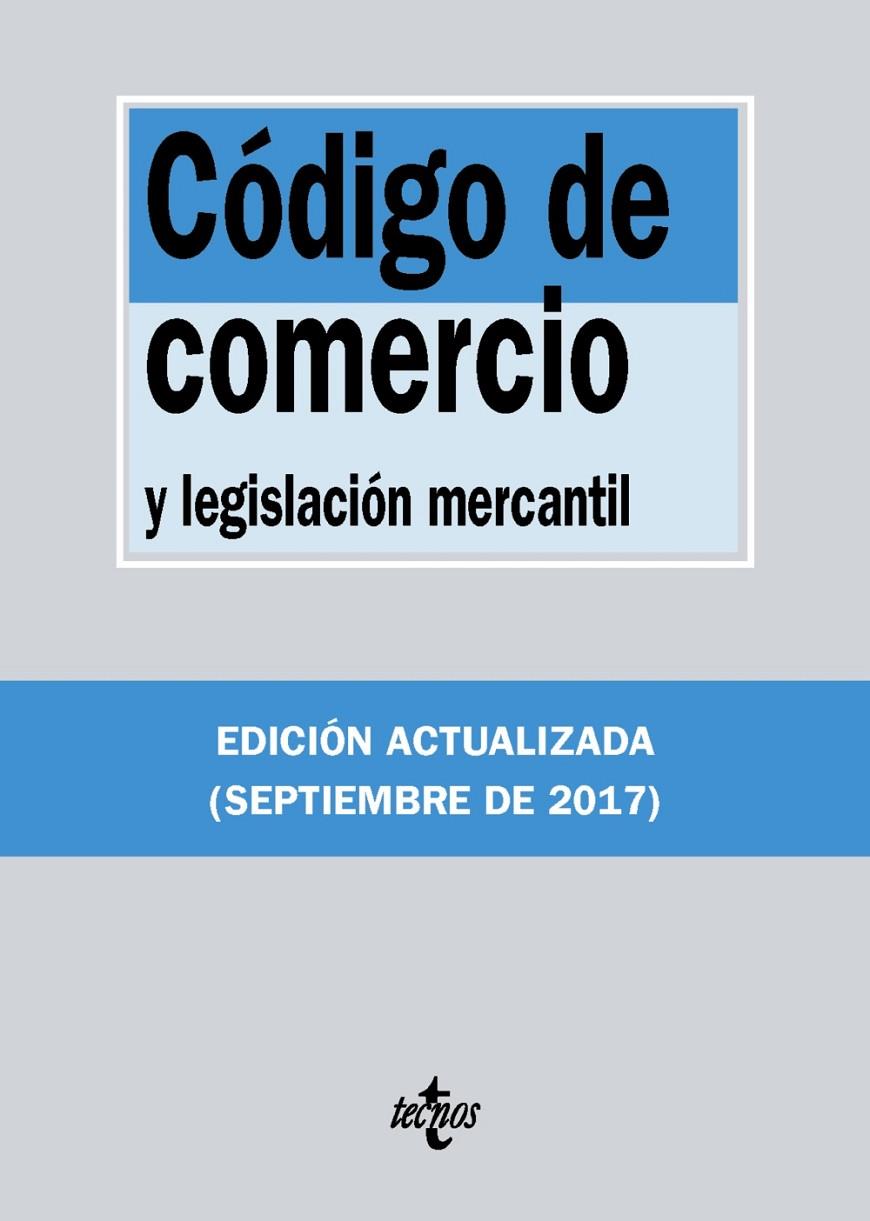 CÓDIGO DE COMERCIO | 9788430971800 | EDITORIAL TECNOS | Llibreria Online de Banyoles | Comprar llibres en català i castellà online