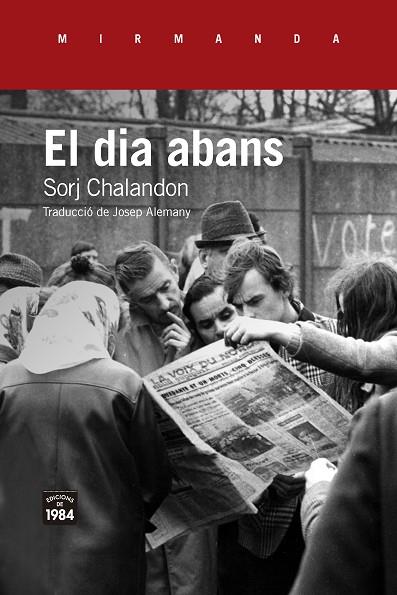DIA ABANS, EL | 9788416987535 | CHALANDON, SORJ | Llibreria L'Altell - Llibreria Online de Banyoles | Comprar llibres en català i castellà online - Llibreria de Girona