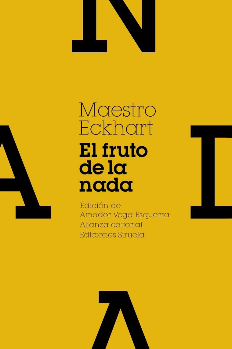 FRUTO DE LA NADA Y OTROS ESCRITOS, EL | 9788420654966 | ECKHART, MAESTRO | Llibreria Online de Banyoles | Comprar llibres en català i castellà online