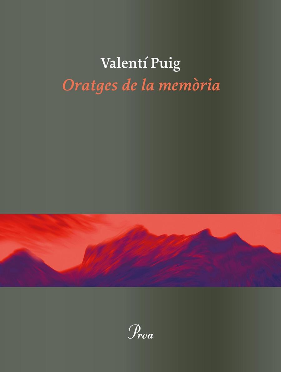 ORATGES DE LA MEMÒRIA | 9788475886862 | PUIG, VALENTÍ | Llibreria Online de Banyoles | Comprar llibres en català i castellà online