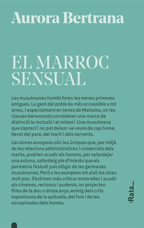 EL MARROC SENSUAL | 9788416738601 | BERTRANA, AURORA | Llibreria Online de Banyoles | Comprar llibres en català i castellà online