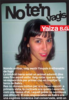 NO TE'N VAGIS | 9788424646196 | B.G., YAIZA | Llibreria Online de Banyoles | Comprar llibres en català i castellà online