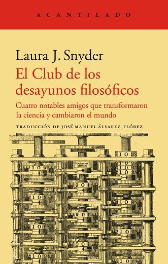 EL CLUB DE LOS DESAYUNOS FILOSÓFICOS | 9788418370250 | SNYDER, LAURA J. | Llibreria Online de Banyoles | Comprar llibres en català i castellà online