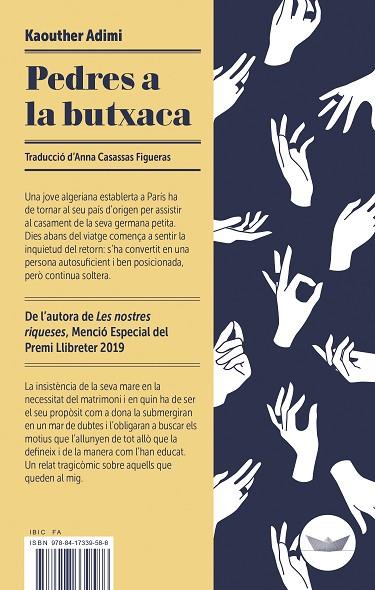 PEDRES A LA BUTXACA | 9788417339586 | ADIMI, KAOUTHER | Llibreria Online de Banyoles | Comprar llibres en català i castellà online