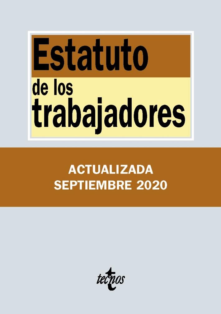 ESTATUTO DE LOS TRABAJADORES | 9788430980109 | EDITORIAL TECNOS | Llibreria Online de Banyoles | Comprar llibres en català i castellà online