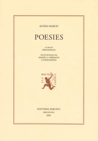 POESIES | 9788472267152 | AUSIAS MARCH | Llibreria Online de Banyoles | Comprar llibres en català i castellà online