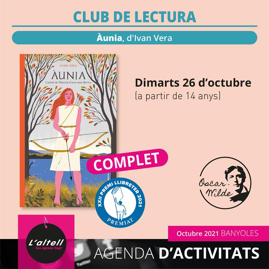 CLUB DE LECTURA OSCAR WILDE (14-18 anys) -complet- - Llibreria Online de Banyoles | Comprar llibres en català i castellà online