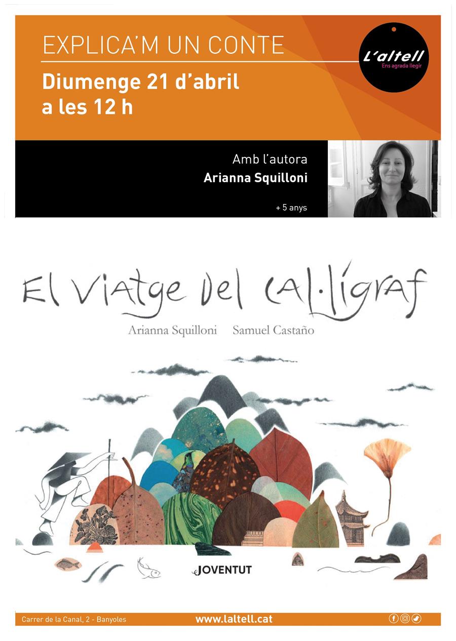 EXPLICA'M UN CONTE amb ARIANNA SQUILLONI - Llibreria Online de Banyoles | Comprar llibres en català i castellà online
