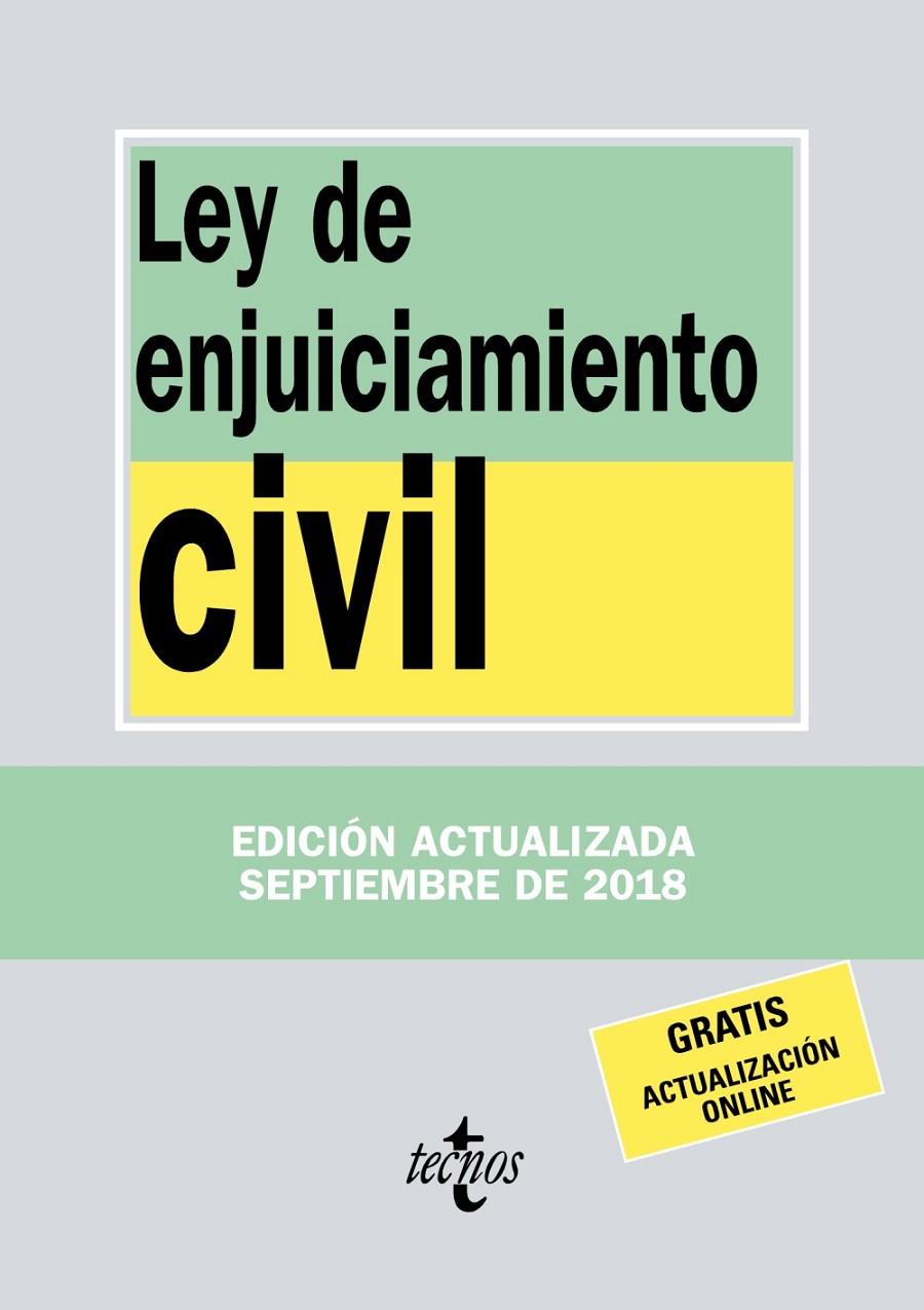 LEY DE ENJUICIAMIENTO CIVIL | 9788430974962 | EDITORIAL TECNOS | Llibreria Online de Banyoles | Comprar llibres en català i castellà online