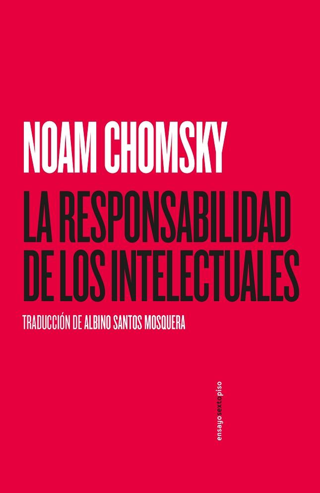 LA RESPONSABILIDAD DE LOS INTELECTUALES | 9788418342028 | CHOMSKY, NOAM | Llibreria Online de Banyoles | Comprar llibres en català i castellà online