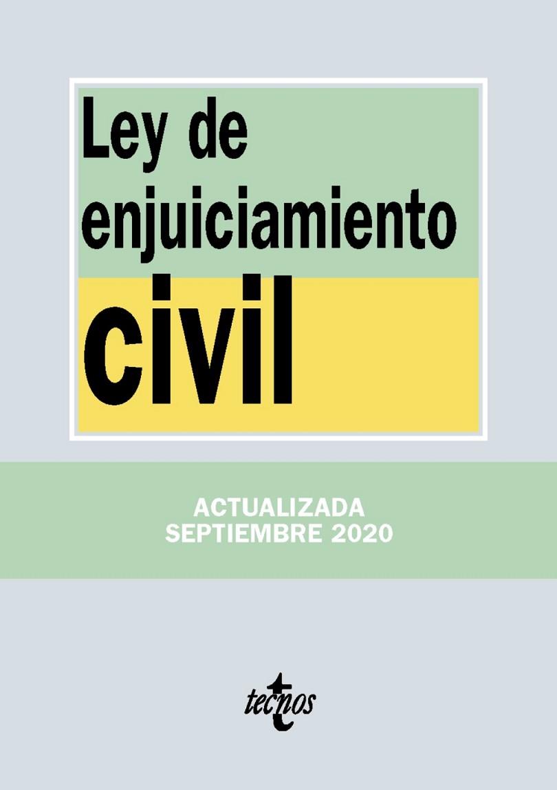 LEY DE ENJUICIAMIENTO CIVIL | 9788430980147 | EDITORIAL TECNOS | Llibreria Online de Banyoles | Comprar llibres en català i castellà online
