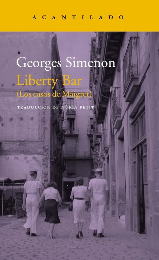 LIBERTY BAR | 9788417346355 | SIMENON, GEORGES | Llibreria Online de Banyoles | Comprar llibres en català i castellà online