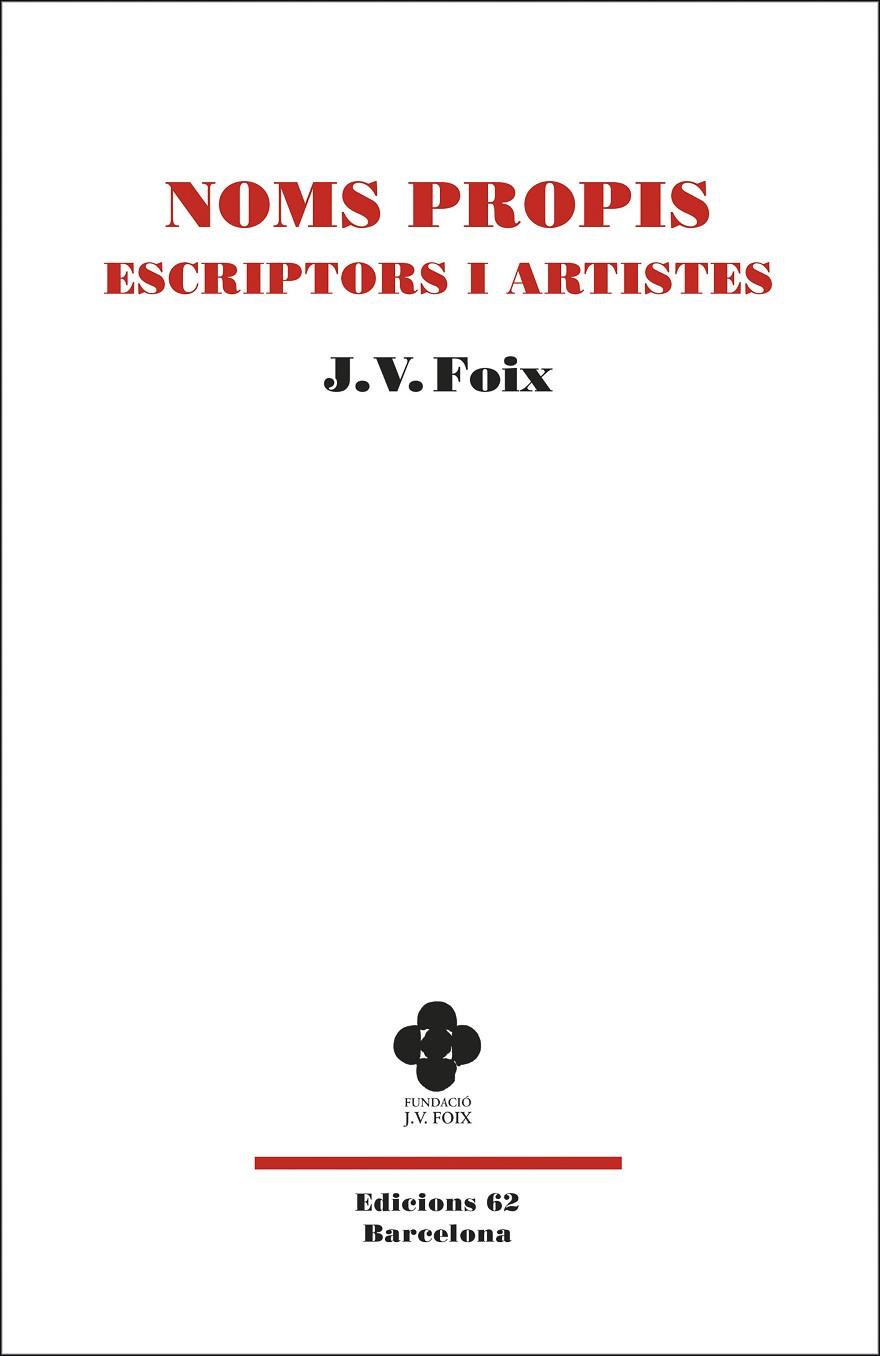 NOMS PROPIS: ESCRIPTORS I ARTISTES | 9788429778229 | FOIX I MAS, J. V. | Llibreria Online de Banyoles | Comprar llibres en català i castellà online