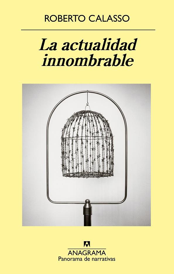 LA ACTUALIDAD INNOMBRABLE | 9788433980052 | CALASSO, ROBERTO | Llibreria Online de Banyoles | Comprar llibres en català i castellà online