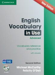 ENGLISH VOCABULARY IN USE ADVANCED WITH ANSWERS WITH CD-ROM SECOND EDITION | 9781107637764 | MCCARTHY, MICHAEL/O'DELL, FELICITY | Llibreria Online de Banyoles | Comprar llibres en català i castellà online