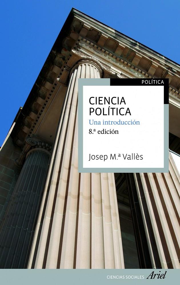 CIENCIA POLÍTICA | 9788434417175 | VALLÈS, JOSEP M. | Llibreria Online de Banyoles | Comprar llibres en català i castellà online