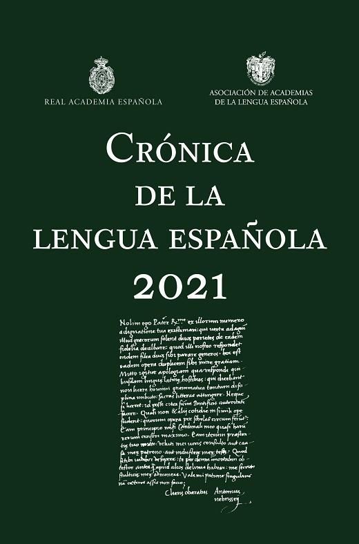 CRÓNICA DE LA LENGUA ESPAÑOLA 2021 | 9788467064292 | REAL ACADEMIA ESPAÑOLA/ASOCIACIÓN DE ACADEMIAS DE LA LENGUA ESPAÑOLA | Llibreria L'Altell - Llibreria Online de Banyoles | Comprar llibres en català i castellà online - Llibreria de Girona