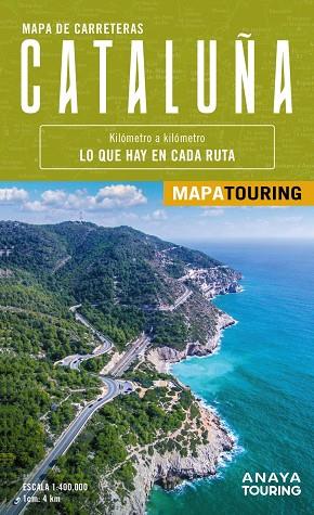 MAPA DE CARRETERAS DE CATALUÑA (DESPLEGABLE), ESCALA 1:400.000 | 9788491587163 | ANAYA TOURING | Llibreria Online de Banyoles | Comprar llibres en català i castellà online