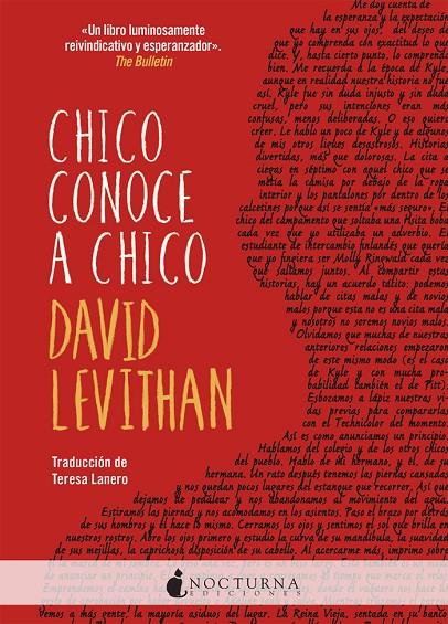 CHICO CONOCE A CHICO | 9788416858354 | LEVITHAN, DAVID | Llibreria Online de Banyoles | Comprar llibres en català i castellà online