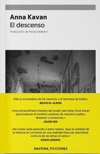 DESCENSO, EL | 9788417181994 | KAVAN, ANNA | Llibreria Online de Banyoles | Comprar llibres en català i castellà online