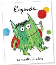 AGENDA DEL MONSTRE DE COLORS - CATALA | 9788494883255 | Llibreria Online de Banyoles | Comprar llibres en català i castellà online