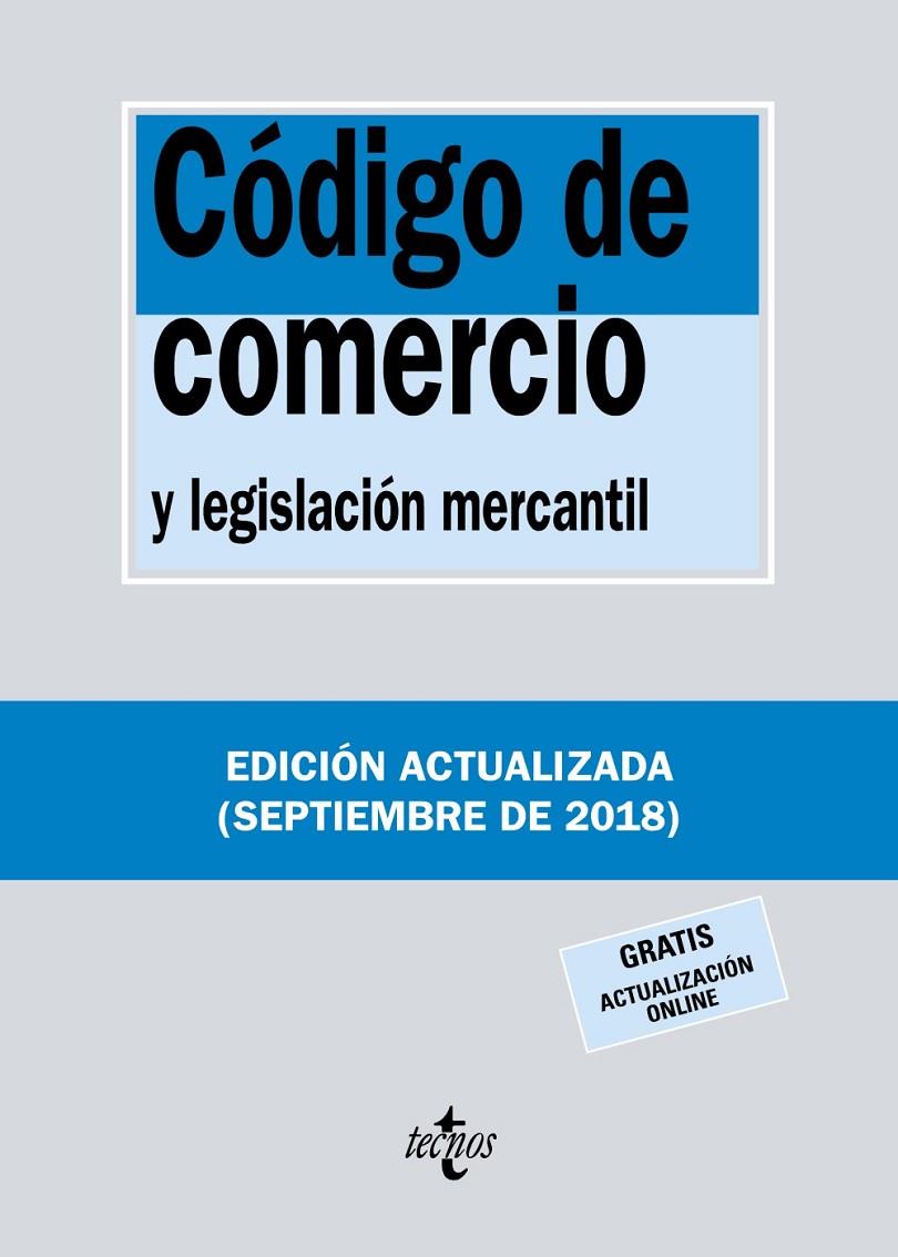 CÓDIGO DE COMERCIO Y LEGISLACIÓN MERCANTIL | 9788430975082 | EDITORIAL TECNOS | Llibreria Online de Banyoles | Comprar llibres en català i castellà online