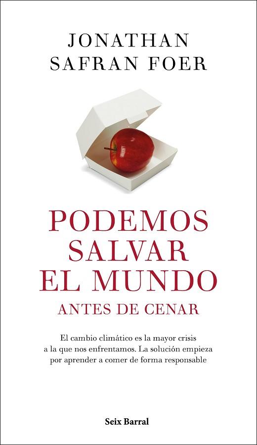 PODEMOS SALVAR EL MUNDO ANTES DE CENAR | 9788432235467 | FOER, JONATHAN SAFRAN | Llibreria Online de Banyoles | Comprar llibres en català i castellà online