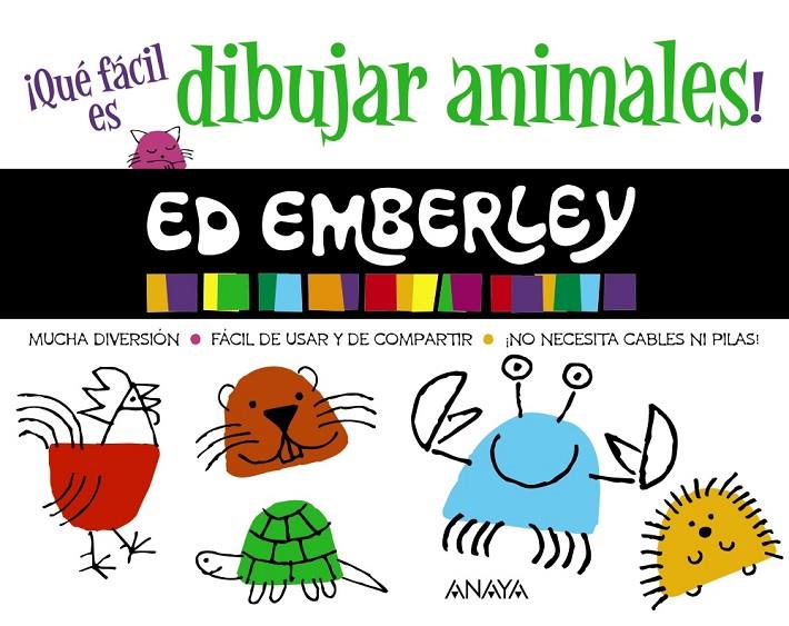¡QUÉ FÁCIL ES DIBUJAR ANIMALES! | 9788469833841 | EMBERLEY, ED | Llibreria Online de Banyoles | Comprar llibres en català i castellà online