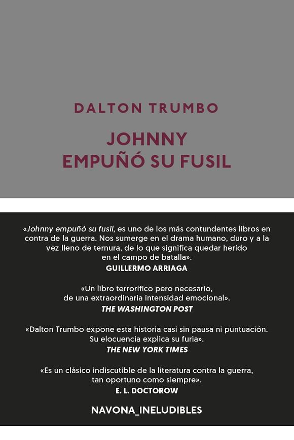 JOHNNY EMPUÑÓ SU FUSIL | 9788417978419 | TRUMBO, DALTON | Llibreria Online de Banyoles | Comprar llibres en català i castellà online