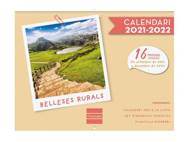 CALENDARI 2021-2022 16 MESOS BELLESES RURALS | 8422952318552 | FINOCAM | Llibreria Online de Banyoles | Comprar llibres en català i castellà online